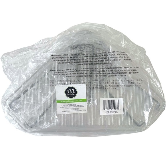 NWT MDesigns Four Tier Acrylic Corner Shelves - Picture 2 of 9